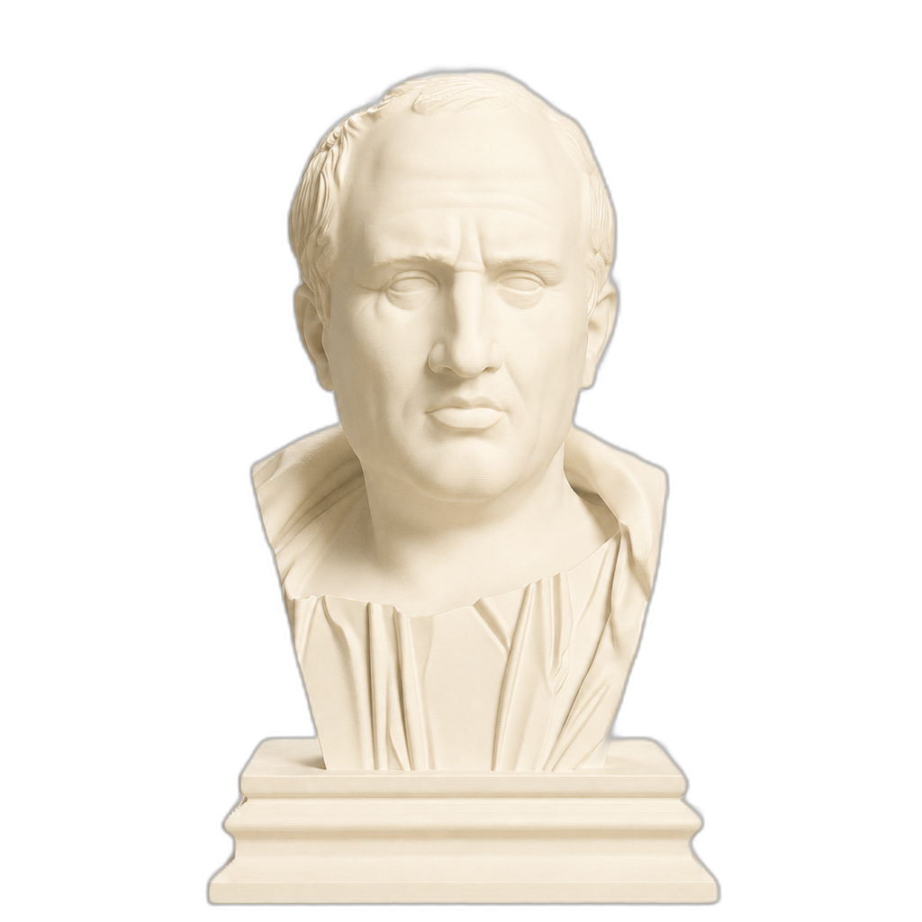 Cicero Ivory White collectible bust
