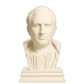 Cicero Ivory White collectible bust