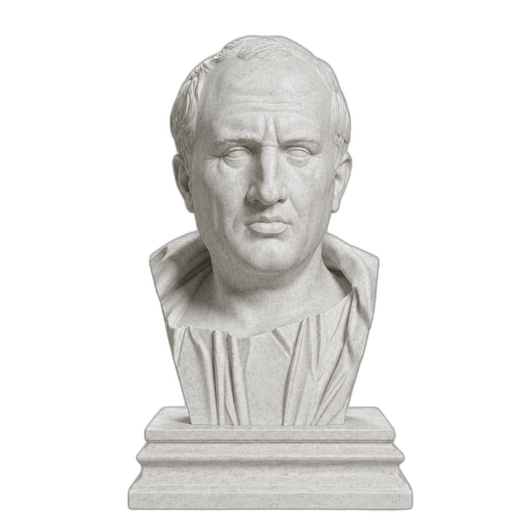 Cicero Marble Stone collectible bust