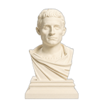 Julius Caesar Ivory White collectible bust