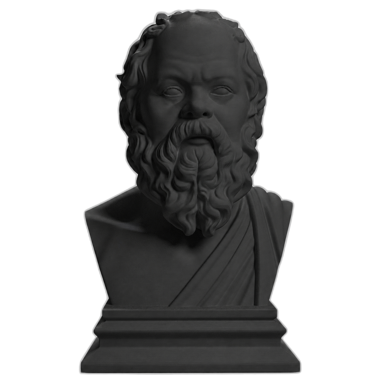 Socrates Charcoal Black collectible bust