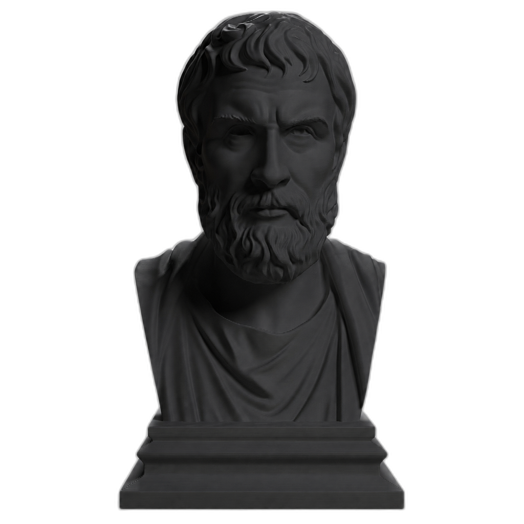Epictetus Charcoal Black collectible bust