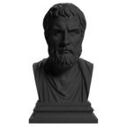 Epictetus Charcoal Black collectible bust