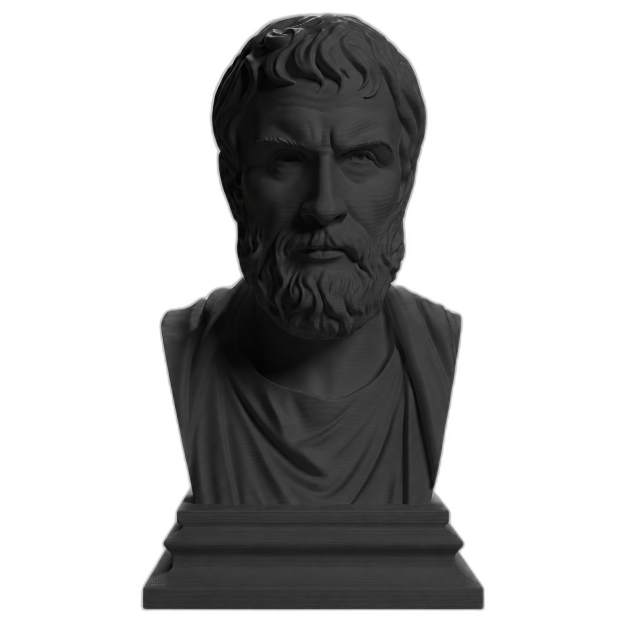 Epictetus Charcoal Black collectible bust