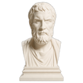 Epictetus Ivory White collectible bust