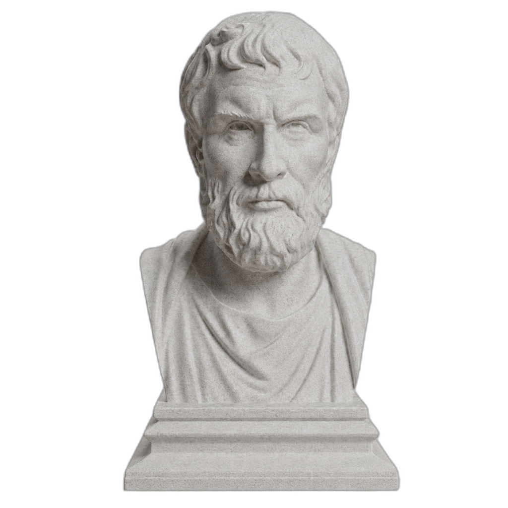 Epictetus Marble Stone collectible bust