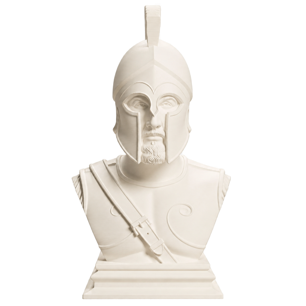 Spartan Warrior Ivory White collectible bust