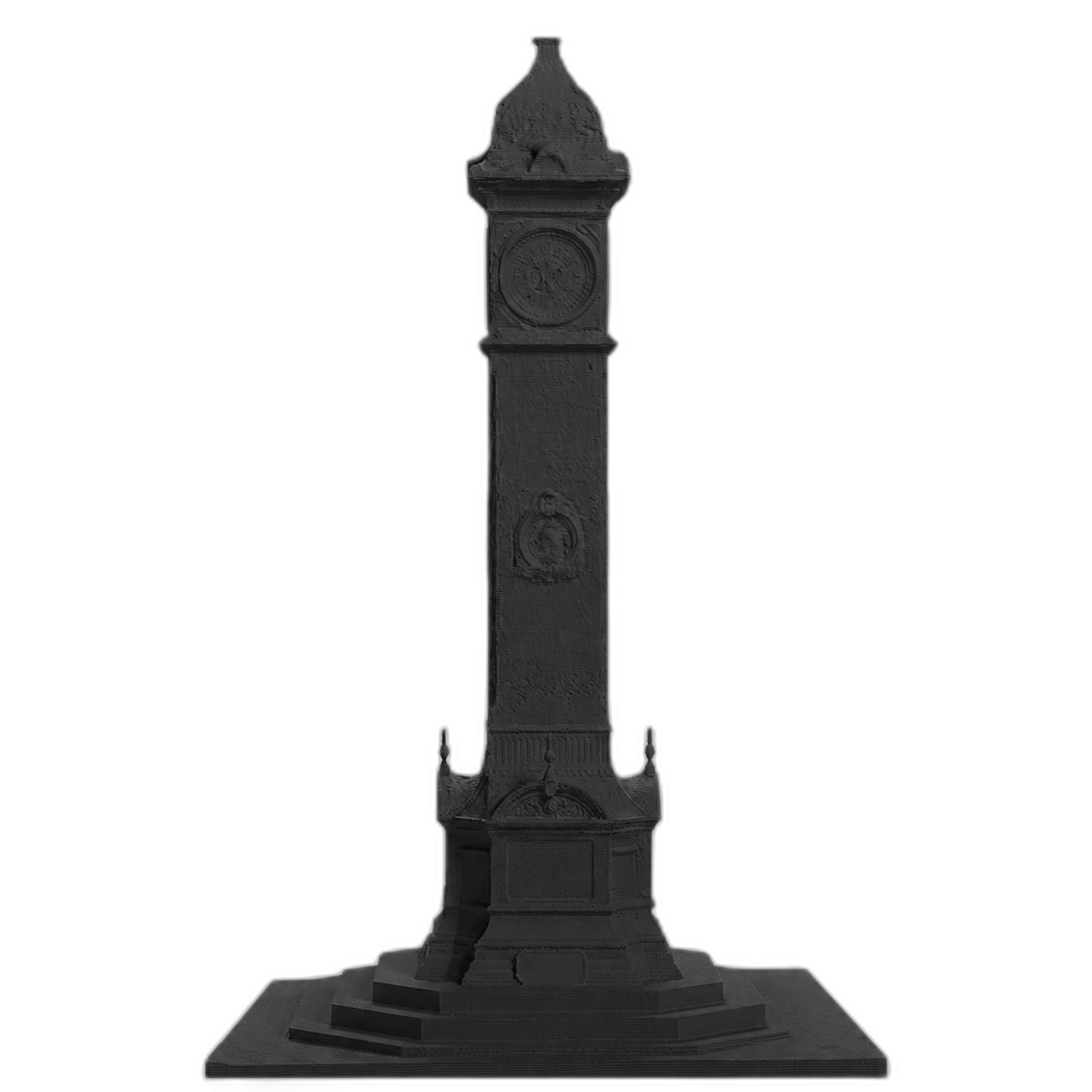 Highbury Hill Clocktower Charcoal Black collectible bust