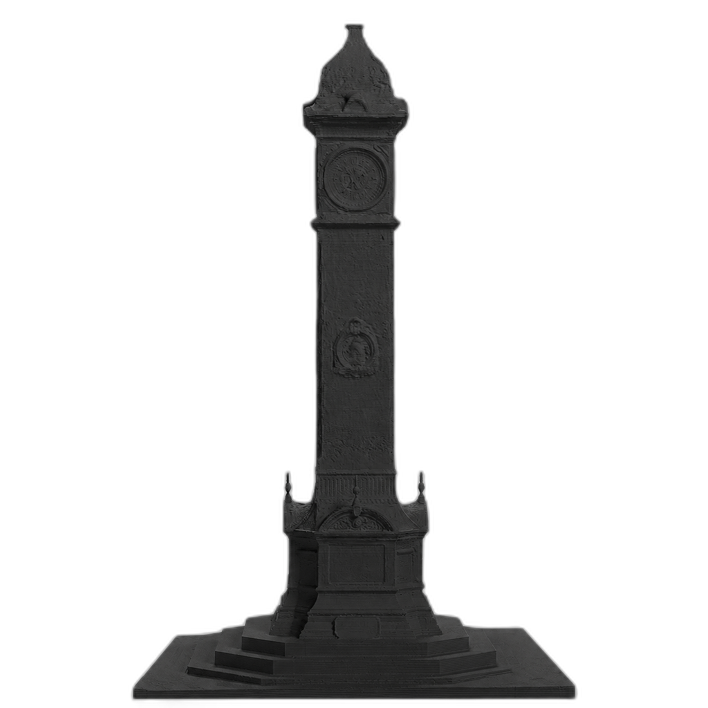 Highbury Hill Clocktower Charcoal Black collectible bust