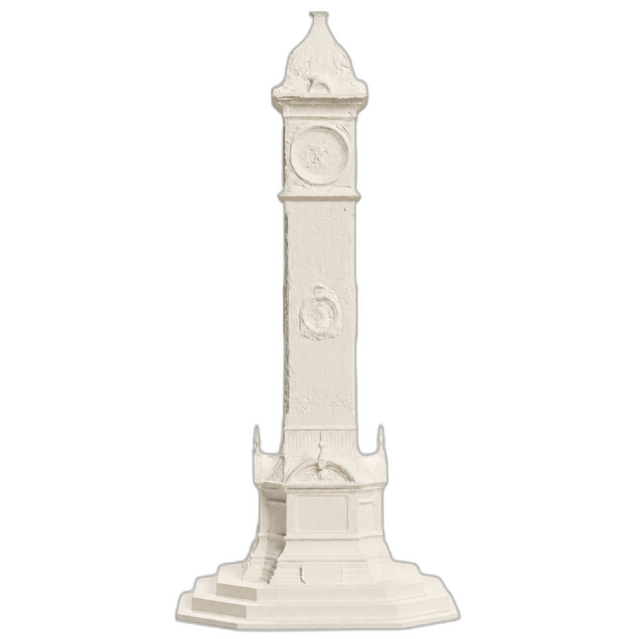 Highbury Hill Clocktower Ivory White collectible bust