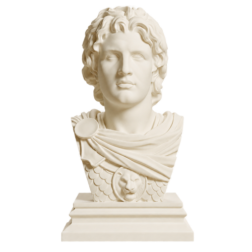 Alexander the Great Ivory White collectible bust