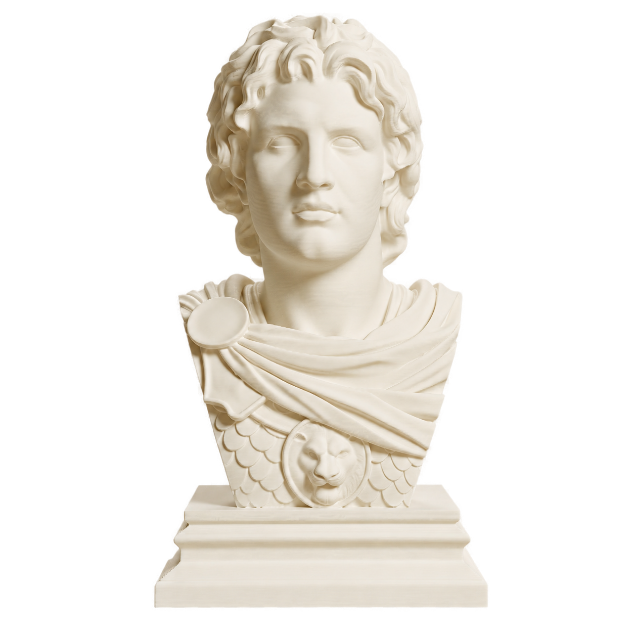 Alexander the Great Ivory White collectible bust