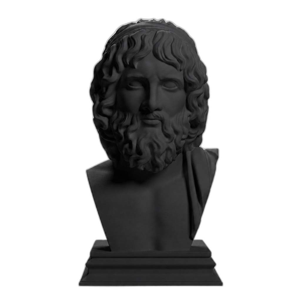 Hades Charcoal Black collectible bust