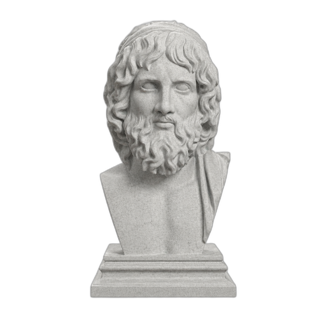 Hades Marble Stone collectible bust