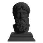 Poseidon Charcoal Black collectible bust