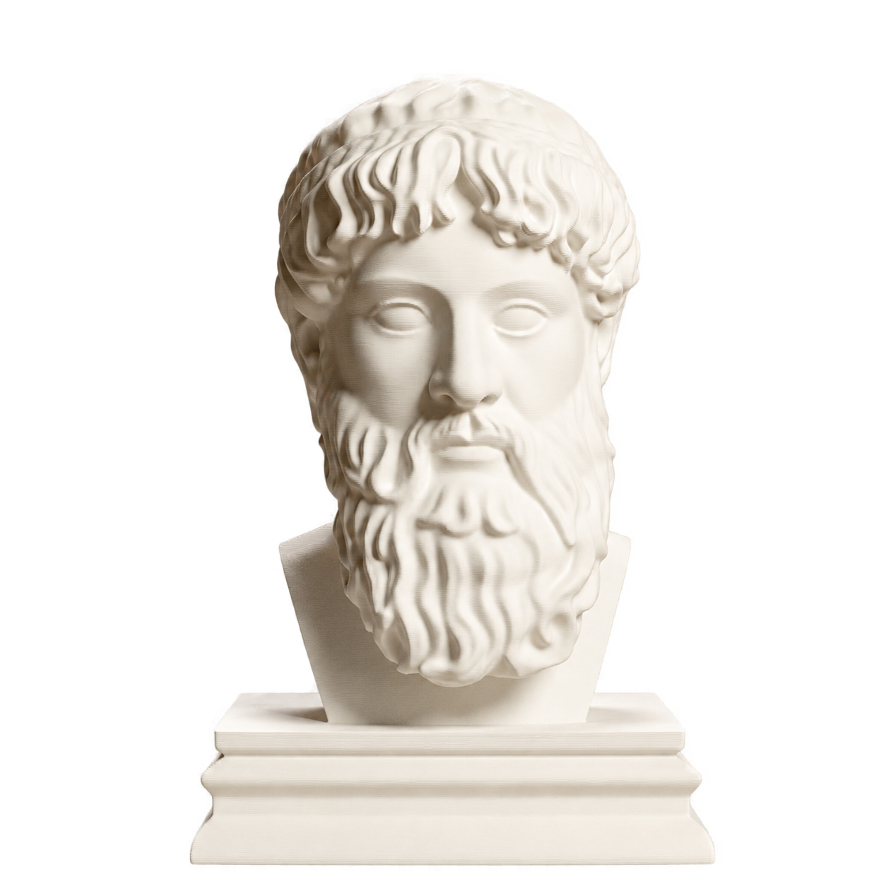 Poseidon Ivory White collectible bust