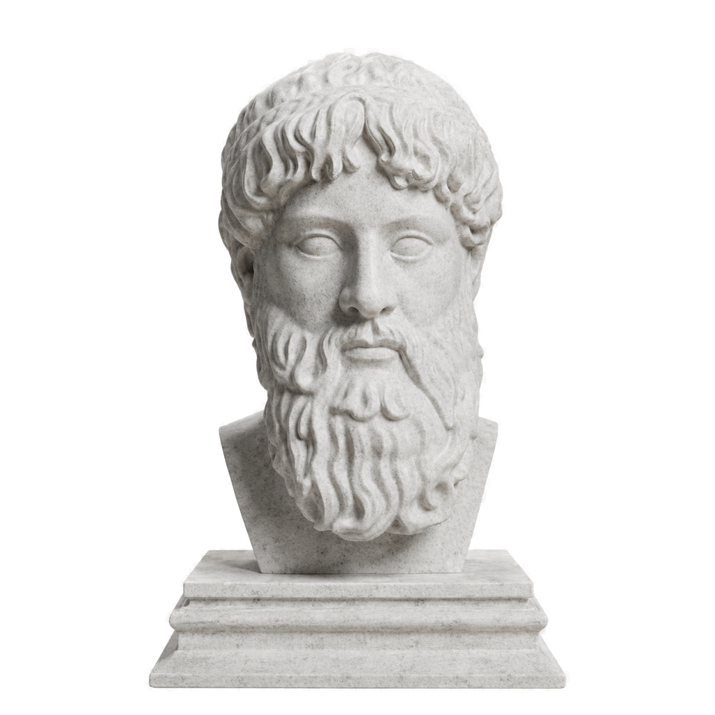 Poseidon Marble Stone collectible bust