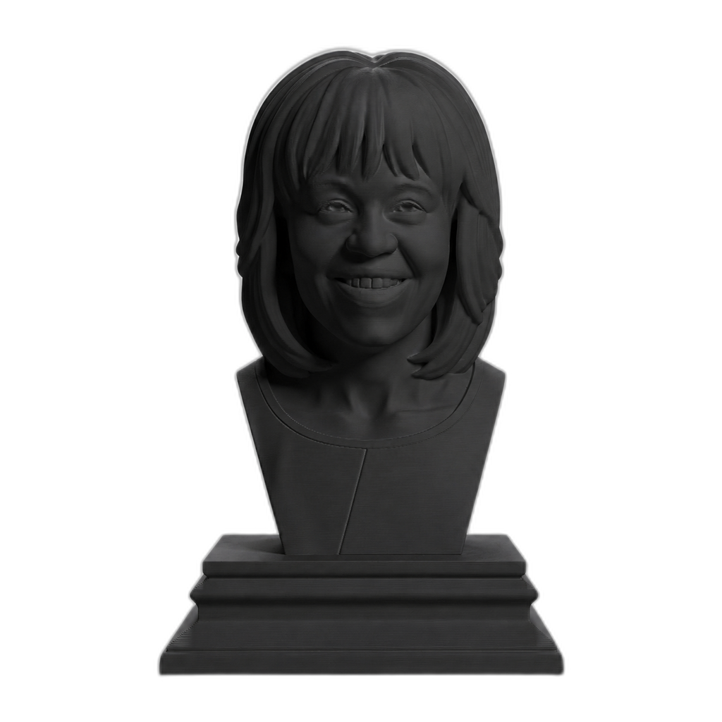 Michelle Obama Charcoal Black collectible bust