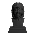 Michelle Obama Charcoal Black collectible bust