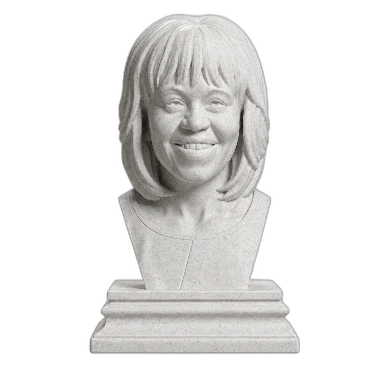 Michelle Obama Marble Stone collectible bust