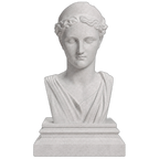 Artemis Marble Stone collectible bust