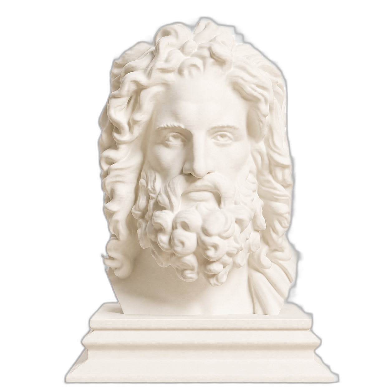 Zeus Ivory White collectible bust