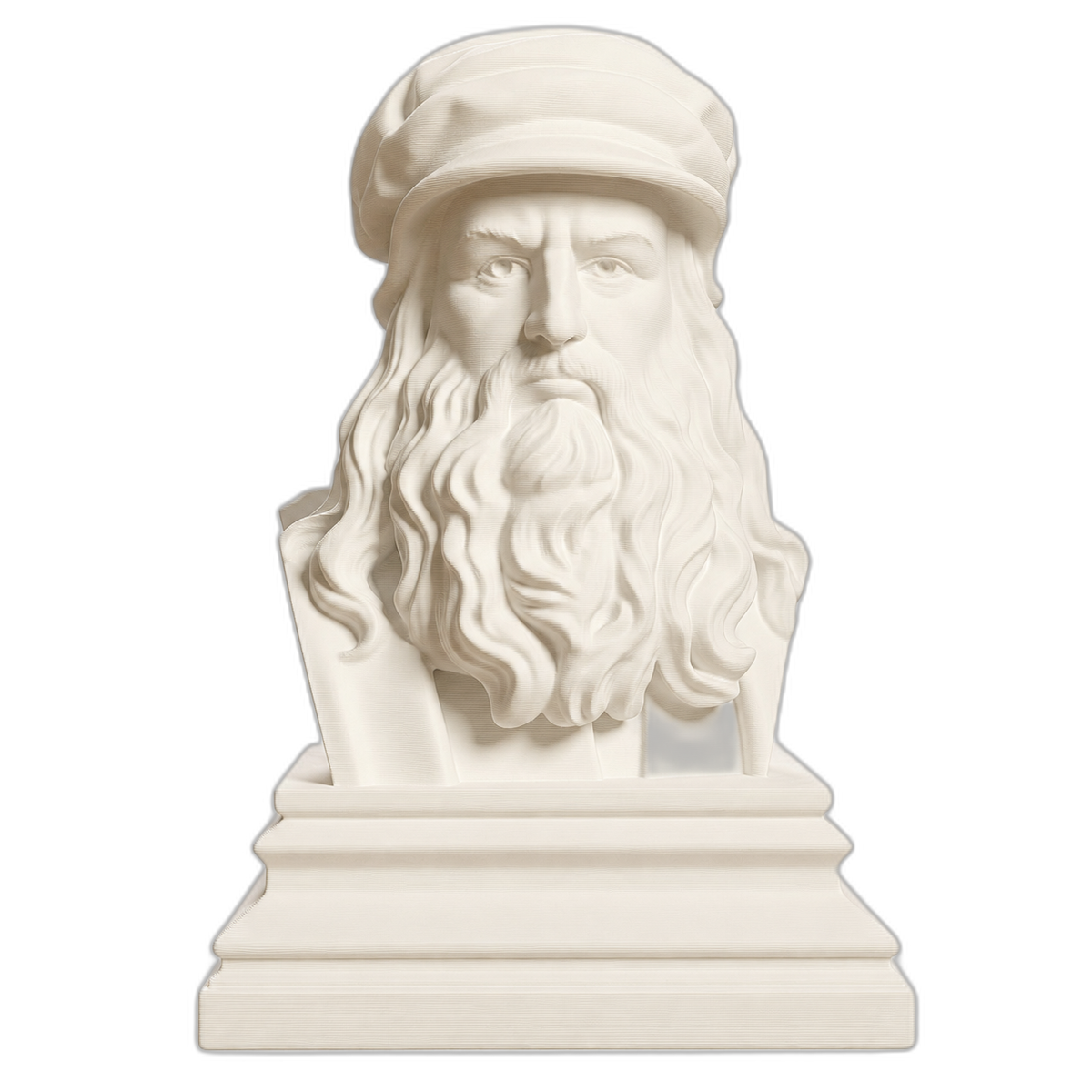 Leonardo da Vinci Ivory White collectible bust