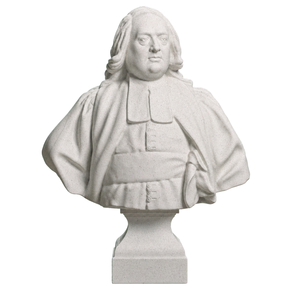 Aymard-Jean de Nicolay Marble Stone collectible bust