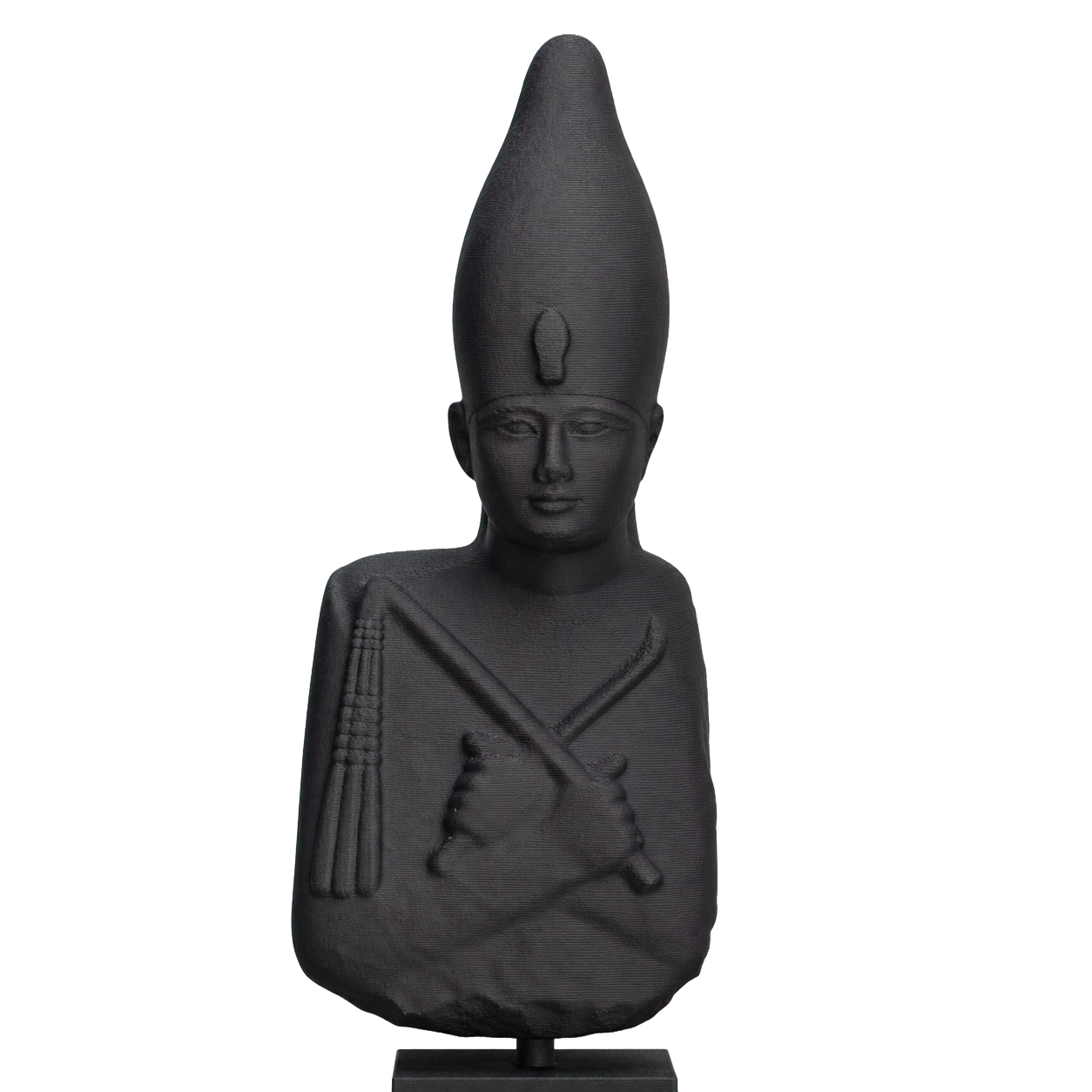 Pharaoh Amenhotep II Charcoal Black collectible bust