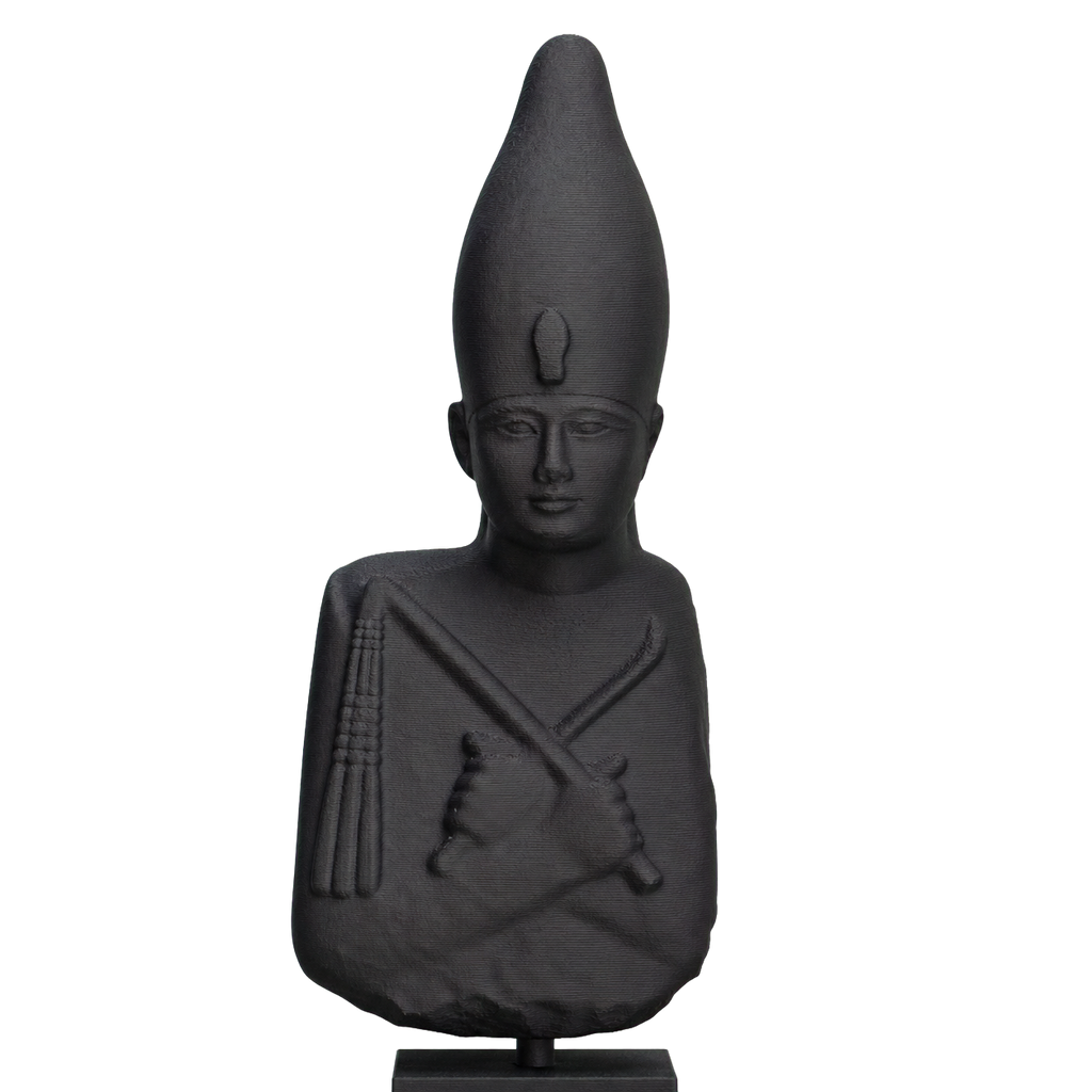 Pharaoh Amenhotep II Charcoal Black collectible bust