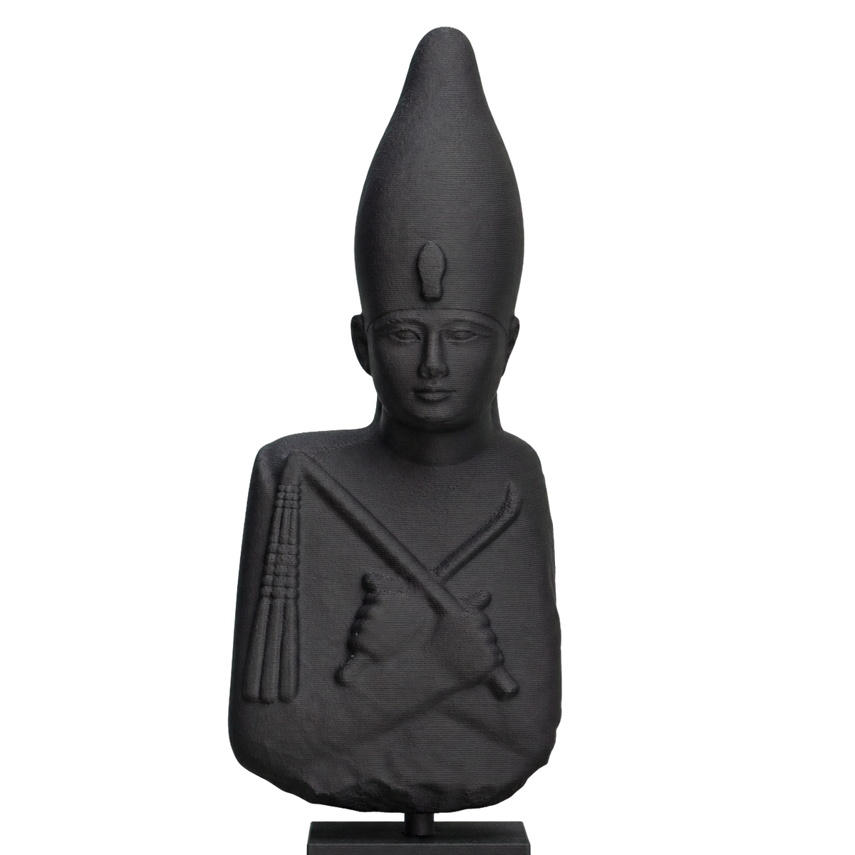 Pharaoh Amenhotep II Charcoal Black collectible bust