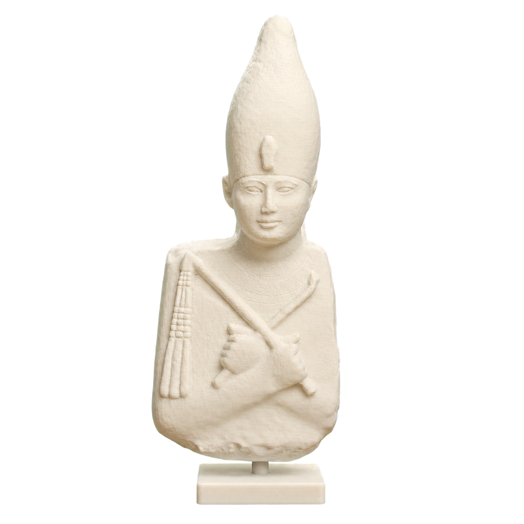 Pharaoh Amenhotep II Ivory White collectible bust