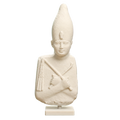 Pharaoh Amenhotep II Ivory White collectible bust