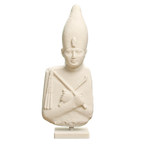 Pharaoh Amenhotep II Ivory White collectible bust