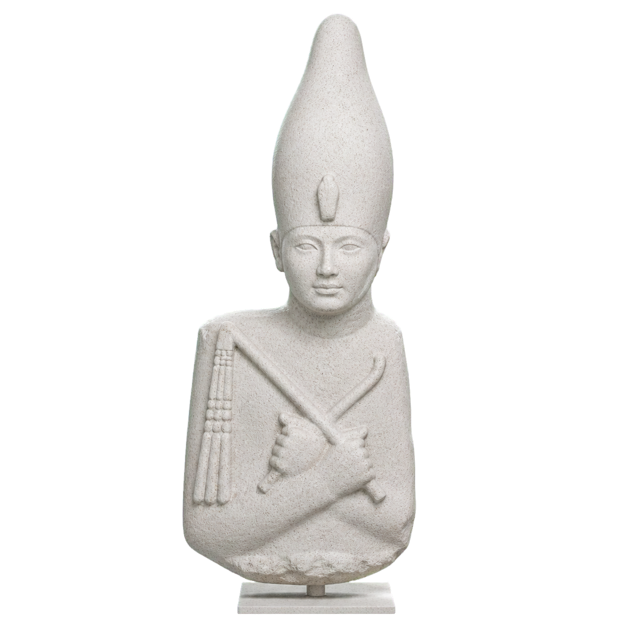 Pharaoh Amenhotep II Marble Stone collectible bust