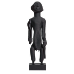Warrior Ancestor Figure America Charcoal Black collectible bust