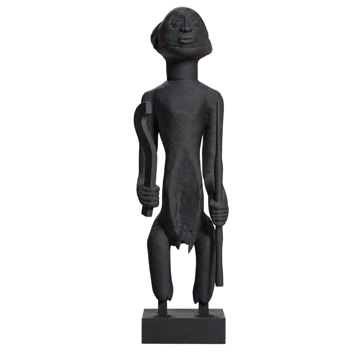 Warrior Ancestor Figure America Charcoal Black collectible bust
