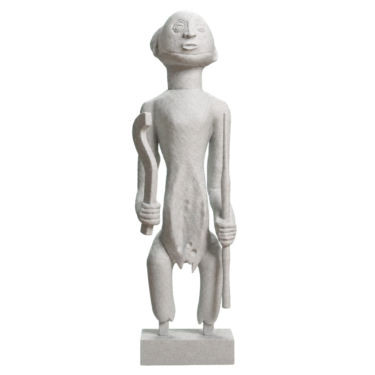Warrior Ancestor Figure America Marble Stone collectible bust