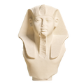 Head of a 19th Dynasty Pharaoh Ivory White collectible bust