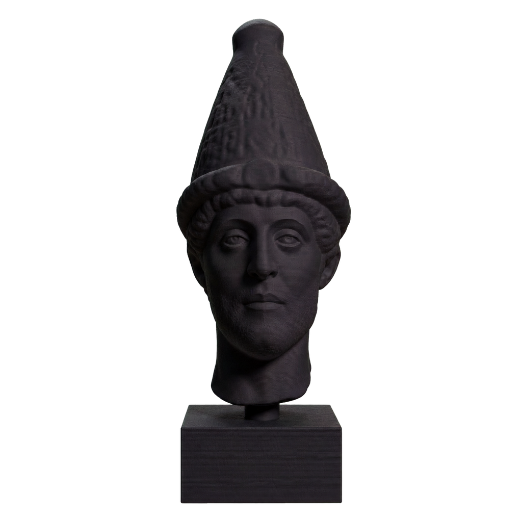 Head of a Priest Charcoal Black collectible bust