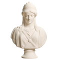 Zenobia, The Queen of Palmyra America Ivory White collectible bust