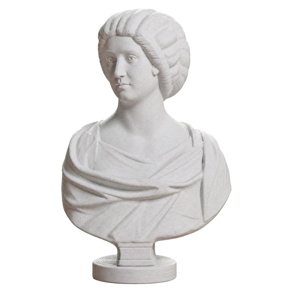 Marble Bust of a Roman Woman Marble Stone collectible bust