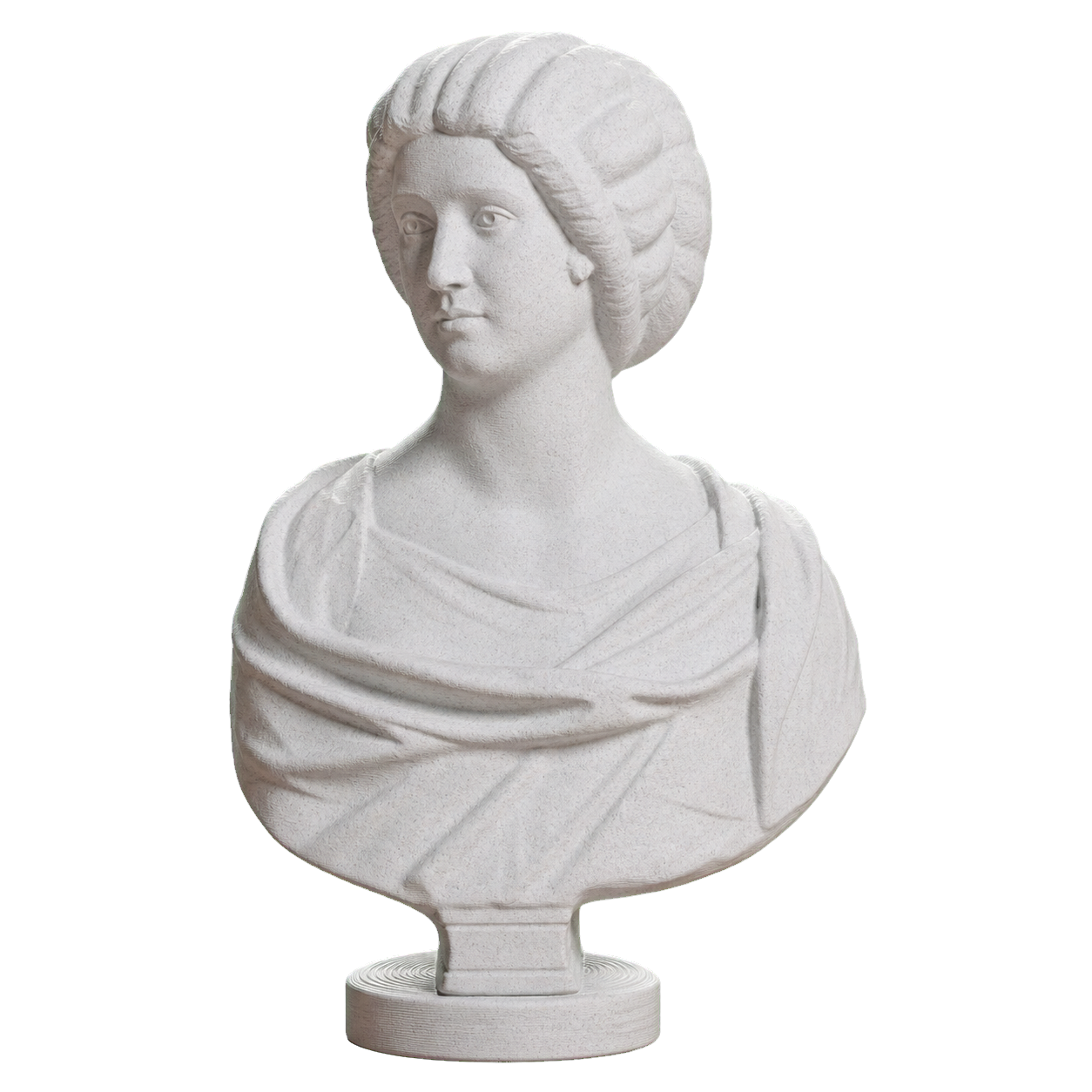 Marble Bust of a Roman Woman Marble Stone collectible bust