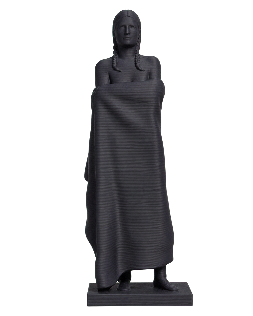 An American Stoic Charcoal Black collectible bust