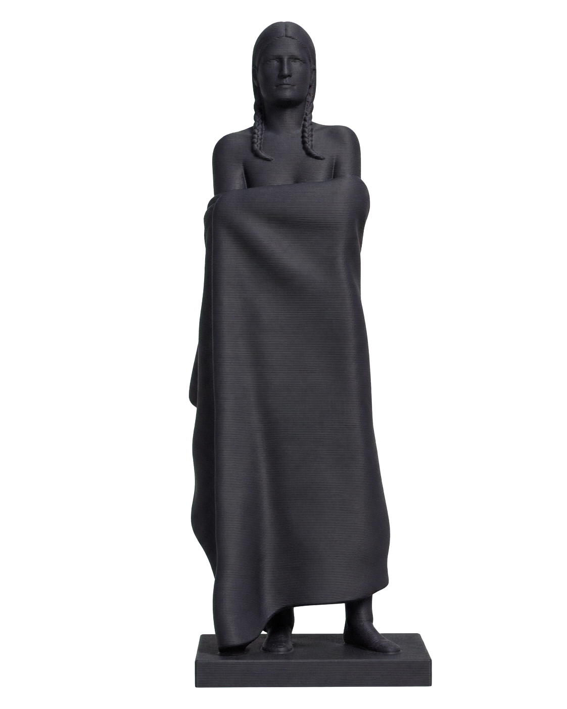 An American Stoic Charcoal Black collectible bust
