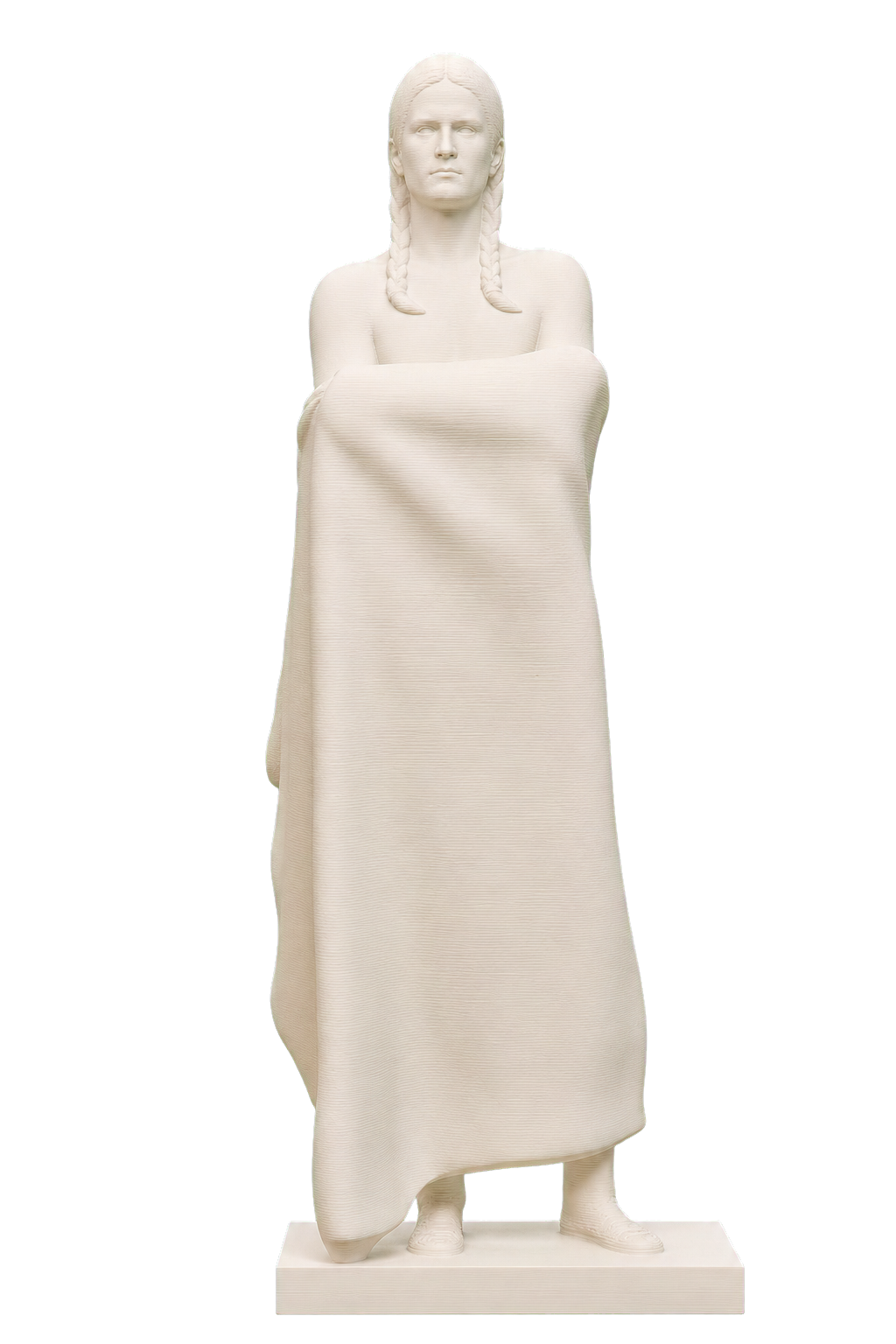 An American Stoic Ivory White collectible bust