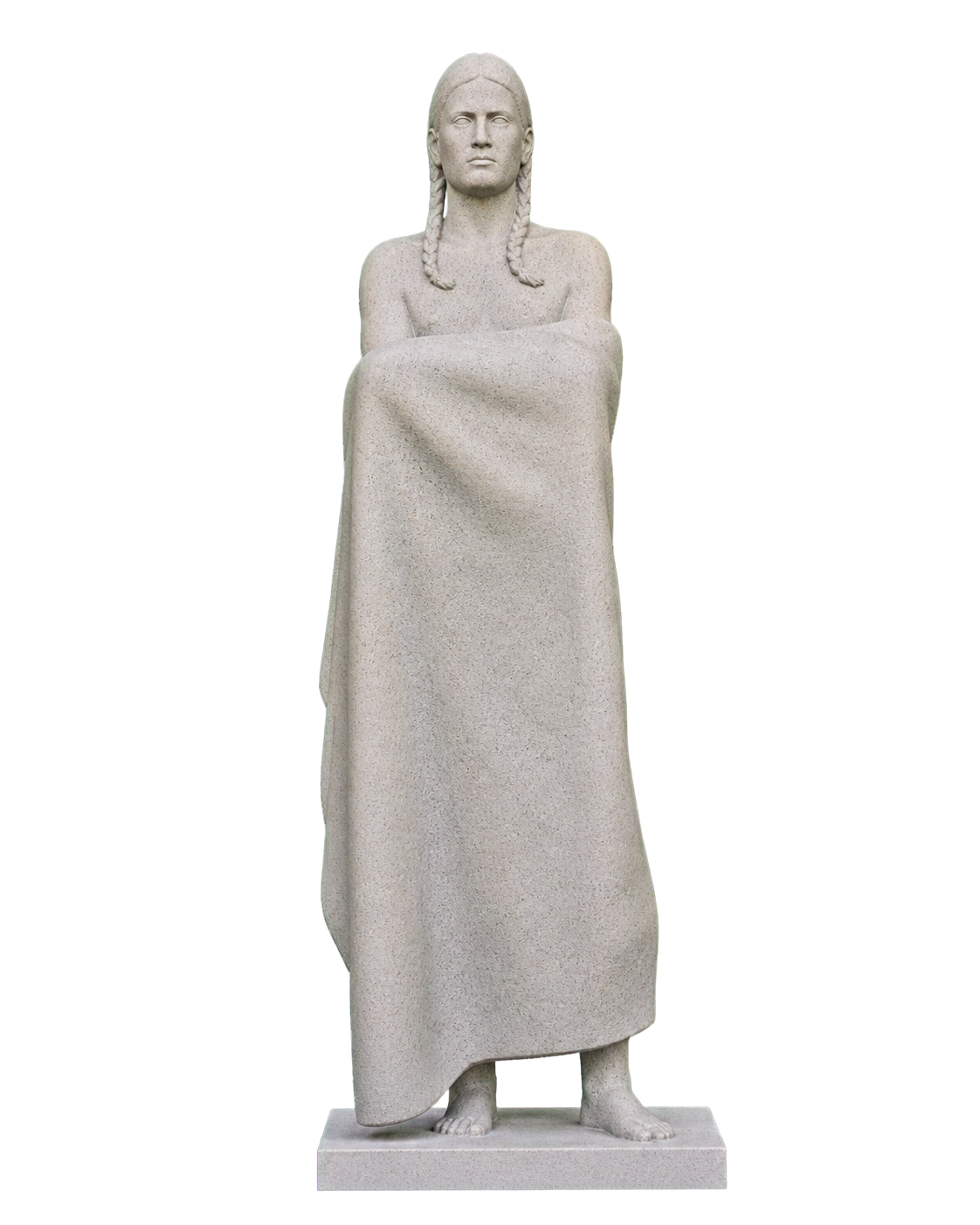 An American Stoic Marble Stone collectible bust