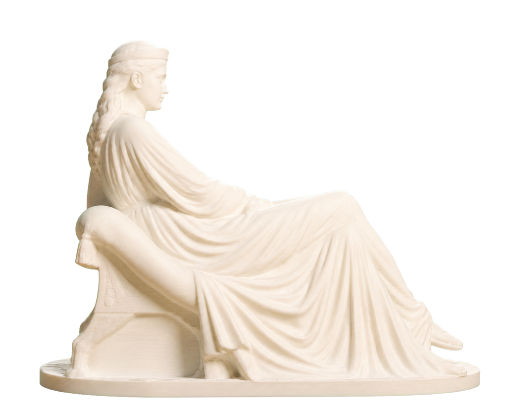 Semiramis Ivory White collectible bust