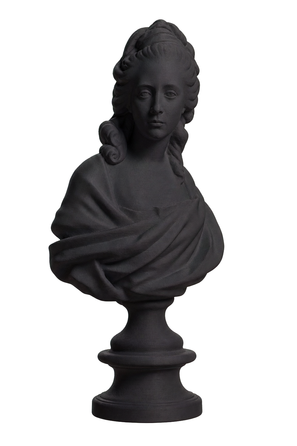 Anne-Marie-Louise Thomas de Domangeville Charcoal Black collectible bust