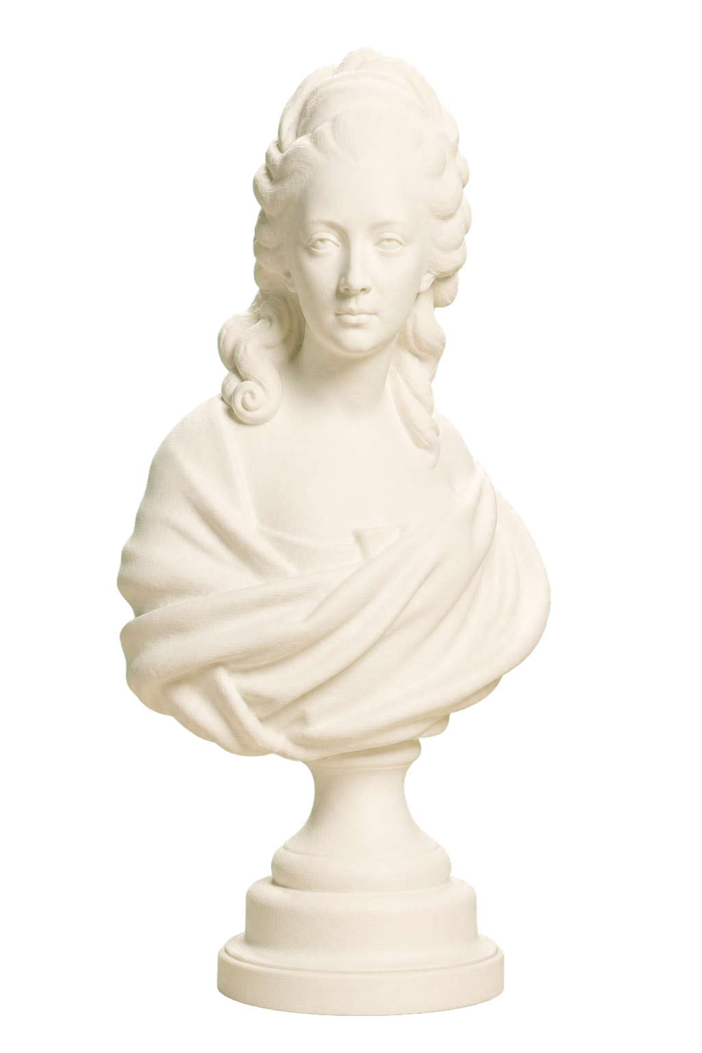 Anne-Marie-Louise Thomas de Domangeville Ivory White collectible bust